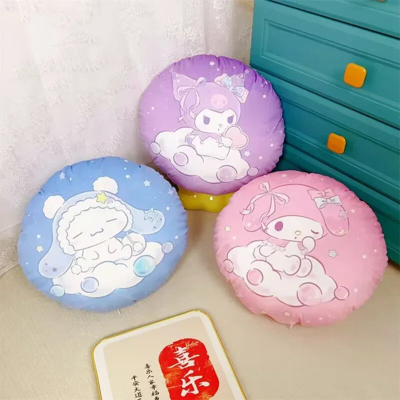 Sanrio Lovely Pillow My Melody Hello Kitty Cartoon Double-sided Printed Pilow Back Cushion Sofa Bed Home Decor Girl Washable