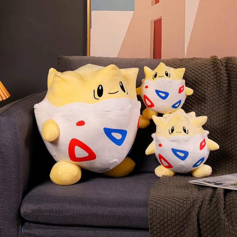 Very Soft Cute Togepi Plush Toy Throw Pillow Back Cushion For Sofa Bed Hug Sleeping Plushies Kawaii Doll Xmas Gifts Girl