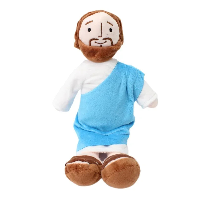 30cm Jesus Doll Plush Religious Figure Christening Religious Easter Christmas Jesus Doll Jesus Plush Doll Toy Birthday Gifts