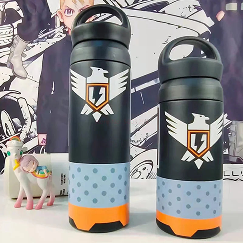 New Apex Legends Phoenix Kit Shield Battery Stainless Steel Water Bottle Keeps Liquids Hot Or Cold Thermos Mug Boy Birthday Gift