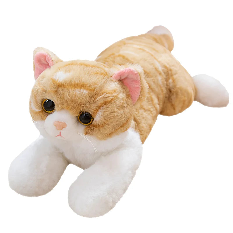 Stuffed Lifelike Cats&Dog Plush Toy simulation Shorthair Kawaii Cat Doll Pet Toys Home Decor Gift For Girls Birthday