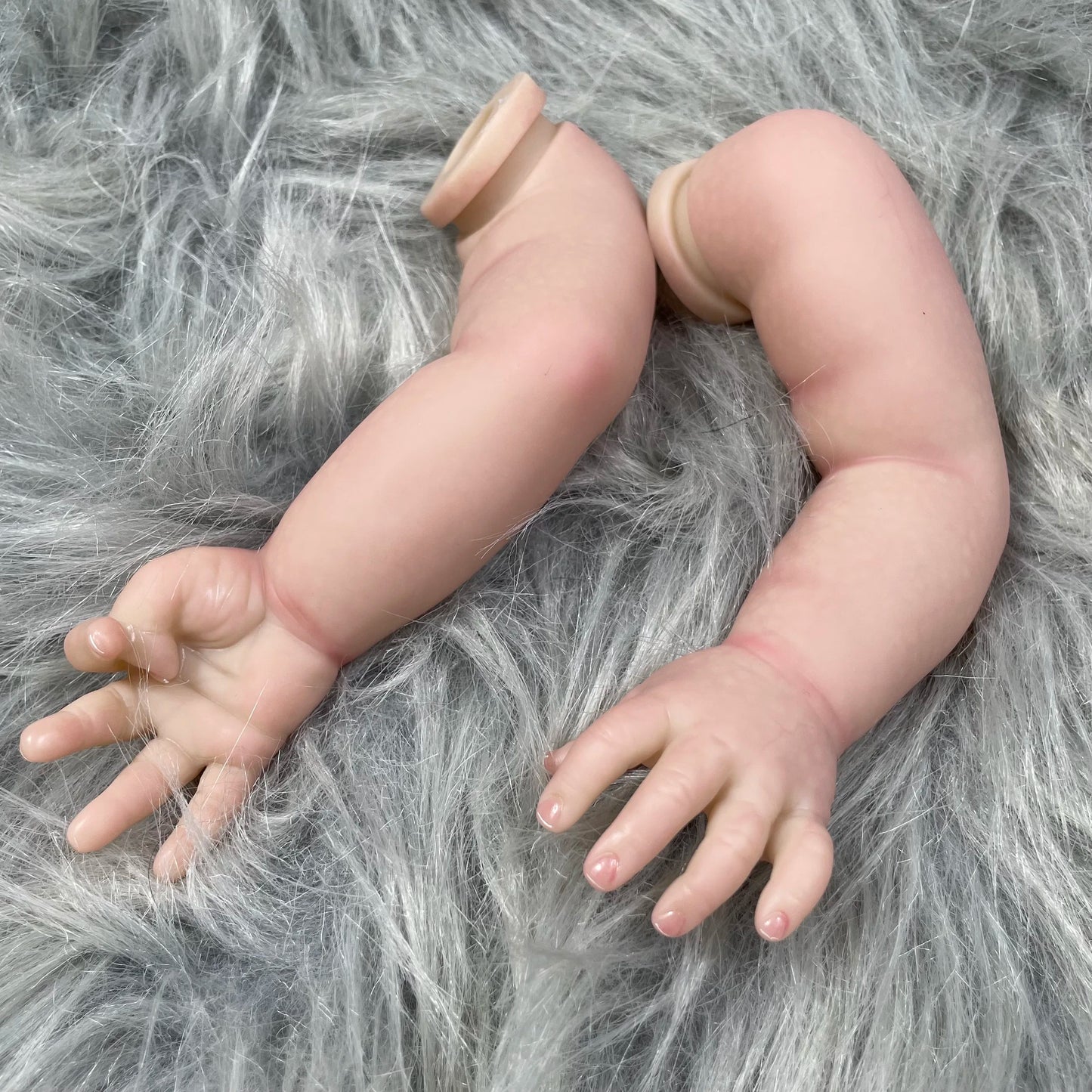 20inch Already Painted Reborn Doll Parts August Sleeping Baby 3D Painting with Visible Veins Cloth Body Included