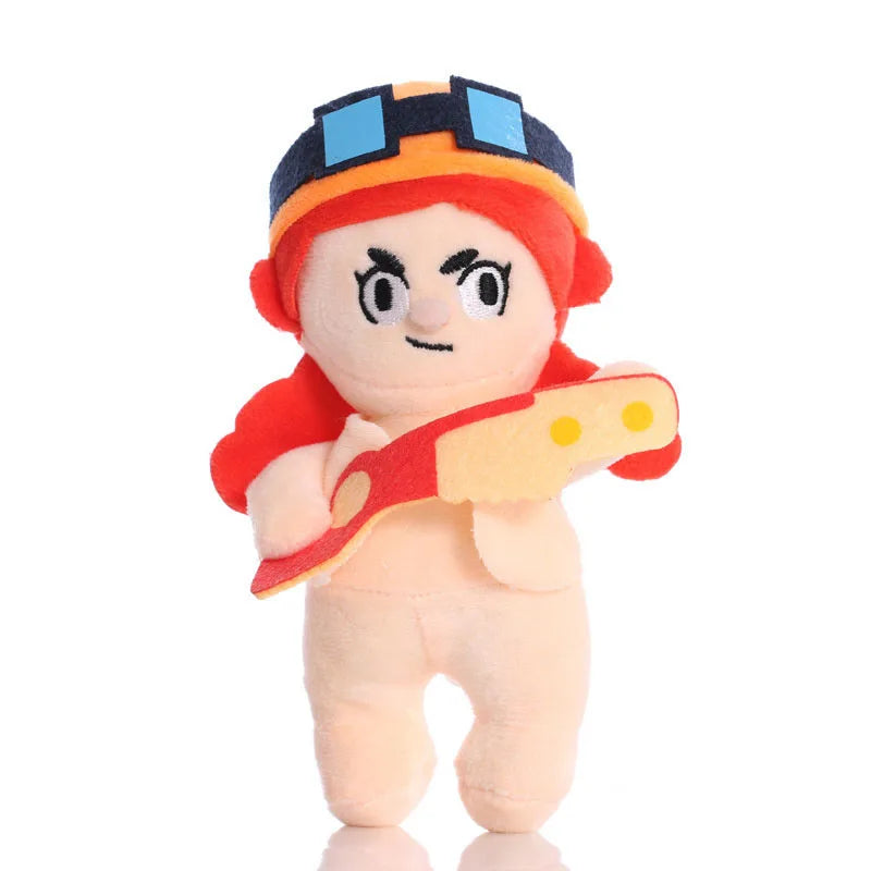 New Spike Crow Heroes Leon Plush Game Stars Hoodie Plushie Toy Dolls Kids Stuff Anime Figure Model Dolls Boy Christmas Gifts