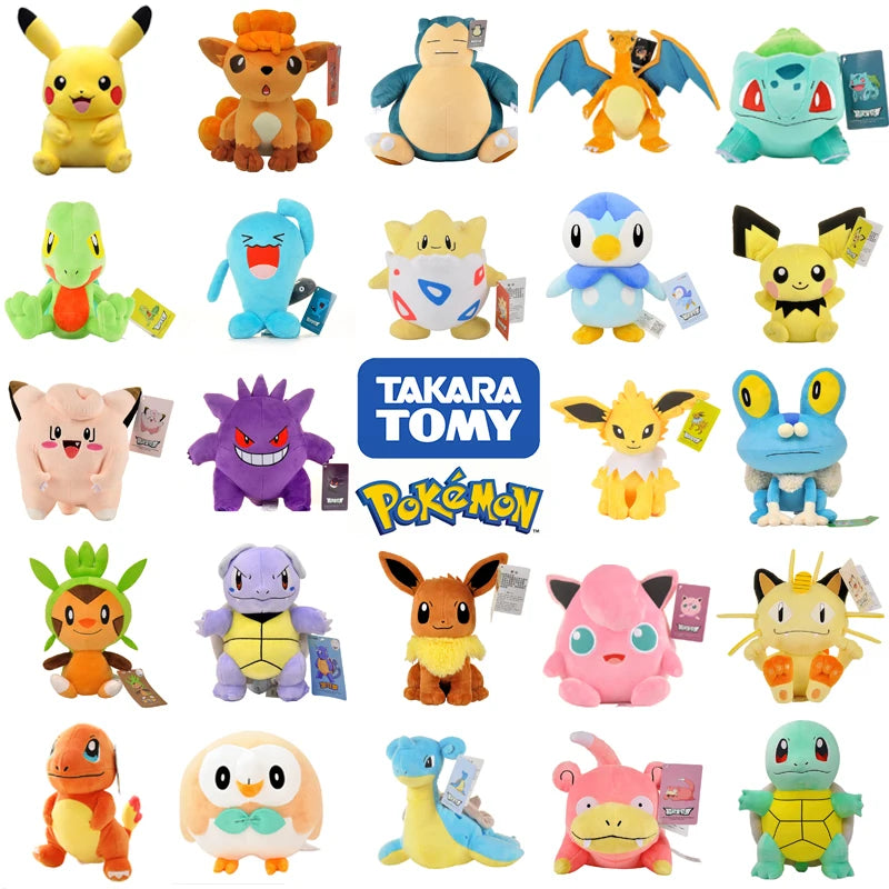 42 Styles Exquisite Pokemon Plush Toys Kawaii Gengar Snorlax Eevee Lapras Charizard Stuffed Doll Room Decoration Peluche Gifts