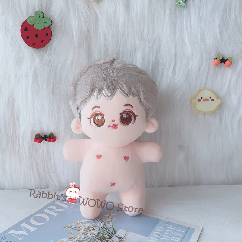 20cm IDol Doll Plush Star Dolls Cute Stuffed Dressing Figure Toys Cotton Doll Plushies Toys Fans Collection Gift Children Gifts