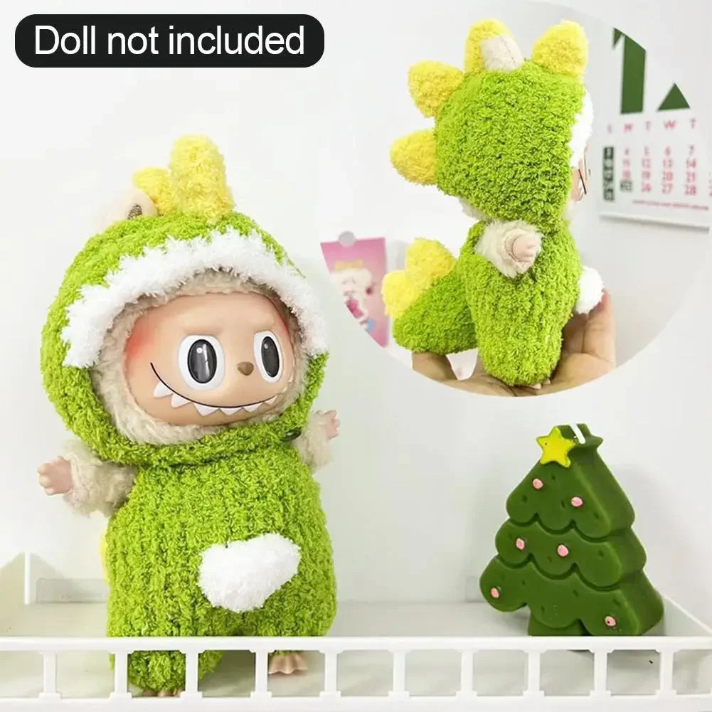 For 17cm Labubu Doll Clothes Accessories Cute Decoration Little Clothes