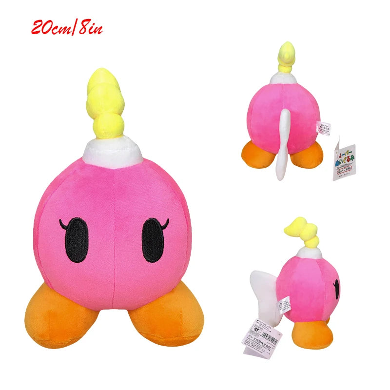 Mario Lemmy Larry Bomberman Goombella Plush Toy Princess Peach Daisy Shy Guy Yoshi Stuffed Dry Bone Toad Peluche Doll Gifts Kids