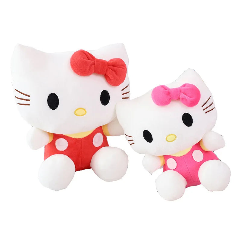 Big Size Sanrio Plush Hello Kitty Plush Room Decor Plushies Kawaii Dolls Hello Kitty Stuffed Animal Toy Ragdoll Home Xmas Gift