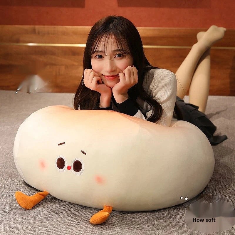 Super Soft Plush Toys Imitation Food Bread Room Sofas Steamed Bun Super Soft Pillows Cushion Christmas Holidays Gifts Toys Dolls