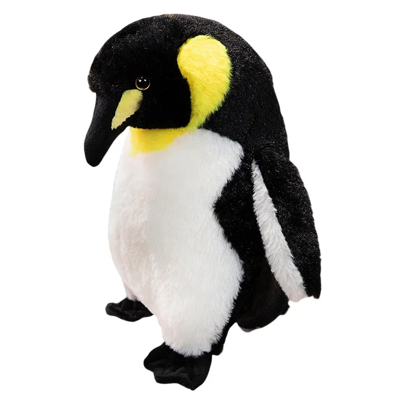 Simulation Emperor Penguin Doll Cute Animal Plush Toy 8 inch Penguin Doll for Claw Grab Machine Festival Activity Rag Doll