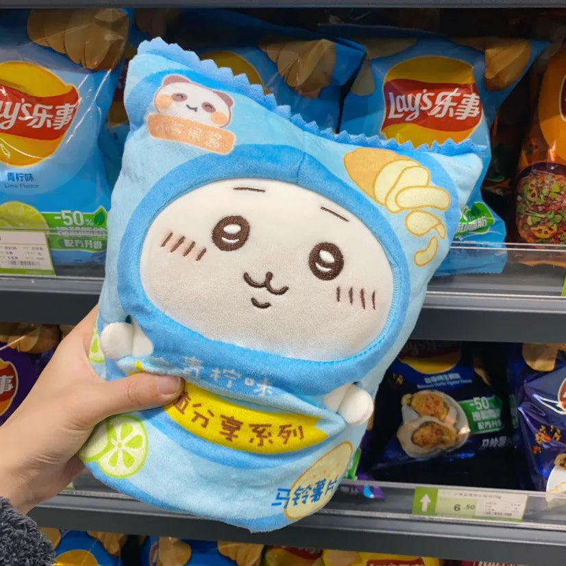 Kiikawa chiikawa doll Usaqi doll Little Eight plush toy potato chip bag Valentine's Day gift cute Hanging backpack wholesale