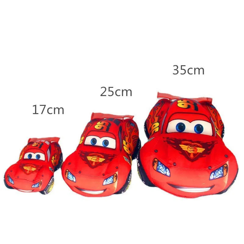 2024 New 17/25/35cm Disney Car Toy Lightning Mcqueen Plush Toy Cute Cartoon Car Plush Toy Boys And Girls Birthday Gift