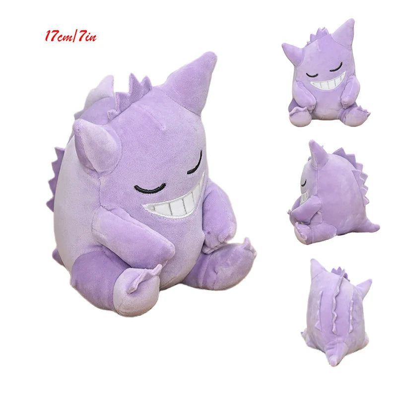 Pokemon Plush Toys Meowth Phanpy Dedenne Sprigatito Finizen Poliwag Gengar Sthffed Quaxly Riolu Litwick Peluche Dolls Gifts Kids