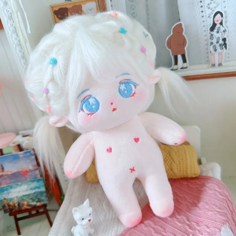 20cm IDol Doll Plush Cotton Star Dolls Kawaii Stuffed Baby Plushies No Attributes Dolls Toys Fans Collection Children Gifts