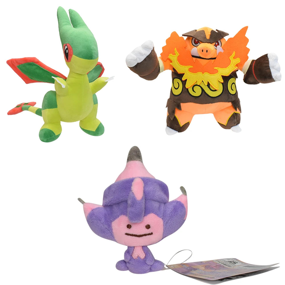 Pokemon Plush Toy Zorua Ludicolo Mr.Mime Koffing Snivy Emolga Raichu Pidgeotto Soft Stuffed Animal Doll Abra Flygon Turtonator