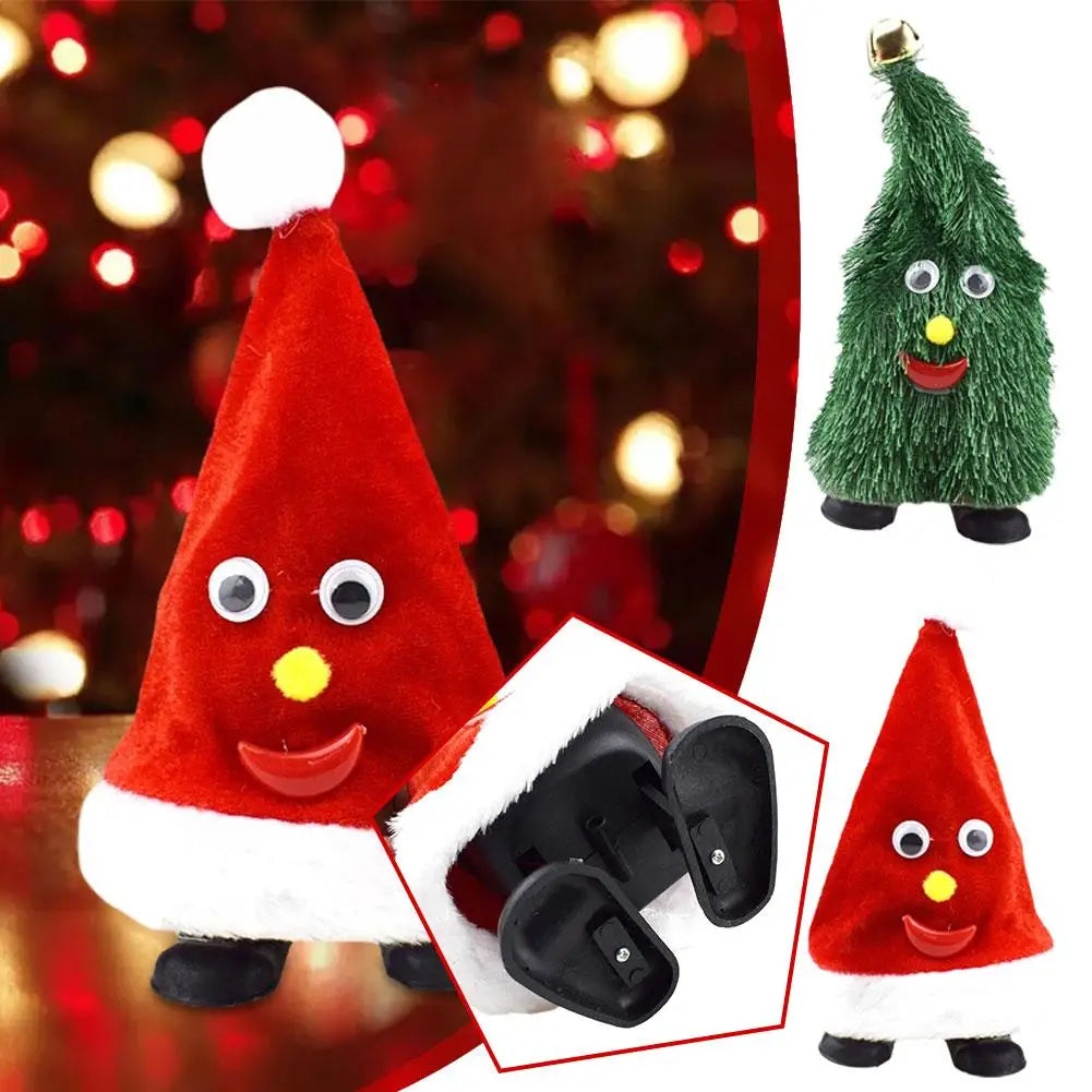 Dancing Christmas Tree Dancing Christmas Tree Plush Toy Interactive Swing Moving Animated Christmas Tree Hat For Toddler Ki A9o1