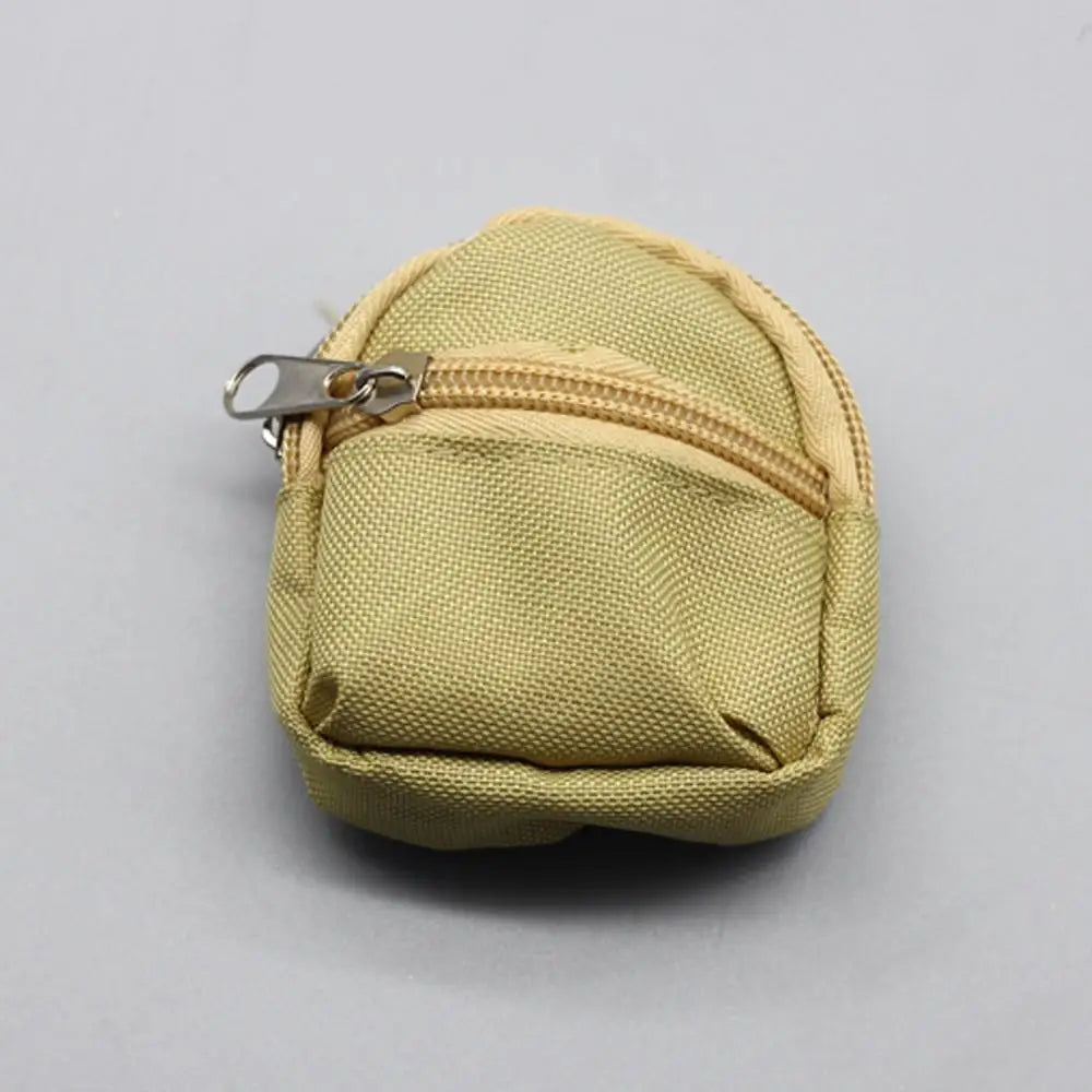 For Labubu BJD MD Doll Small Rag Doll Double Zipper School Bag Doll Coin Purse Backpack(only backpack)