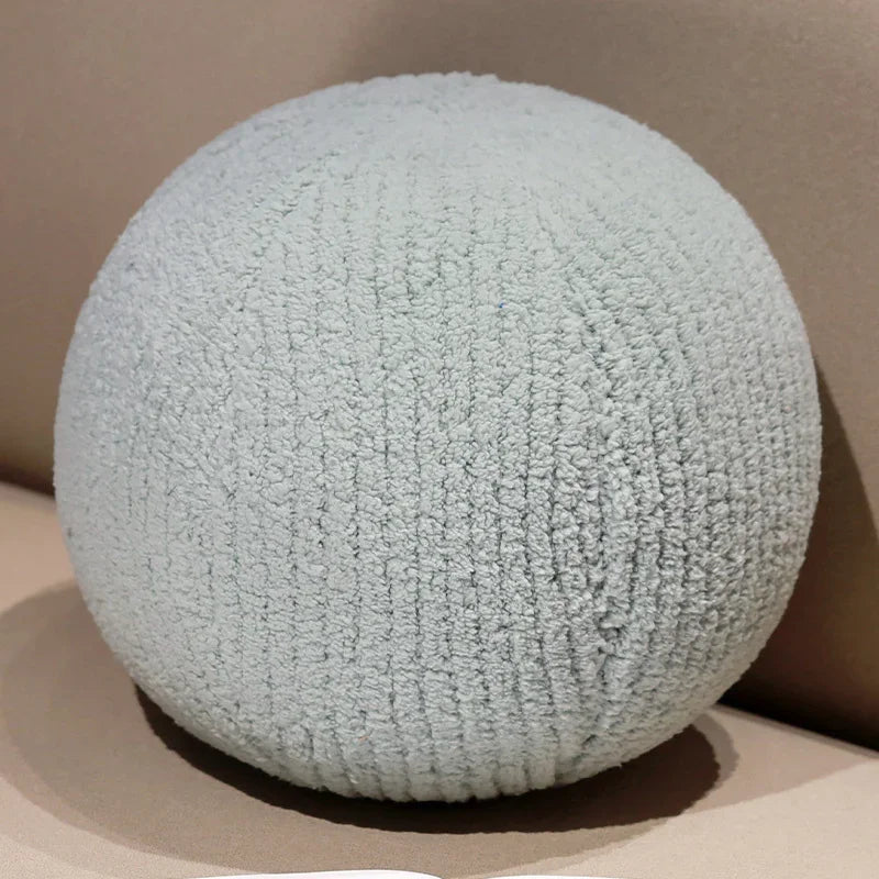 30cm Ins Style Ball Pillow Soft Plush PP Cotton Sofa Pillow Ornament Stuffed Nordic Round Pillow Throw Pillows Home Decoration