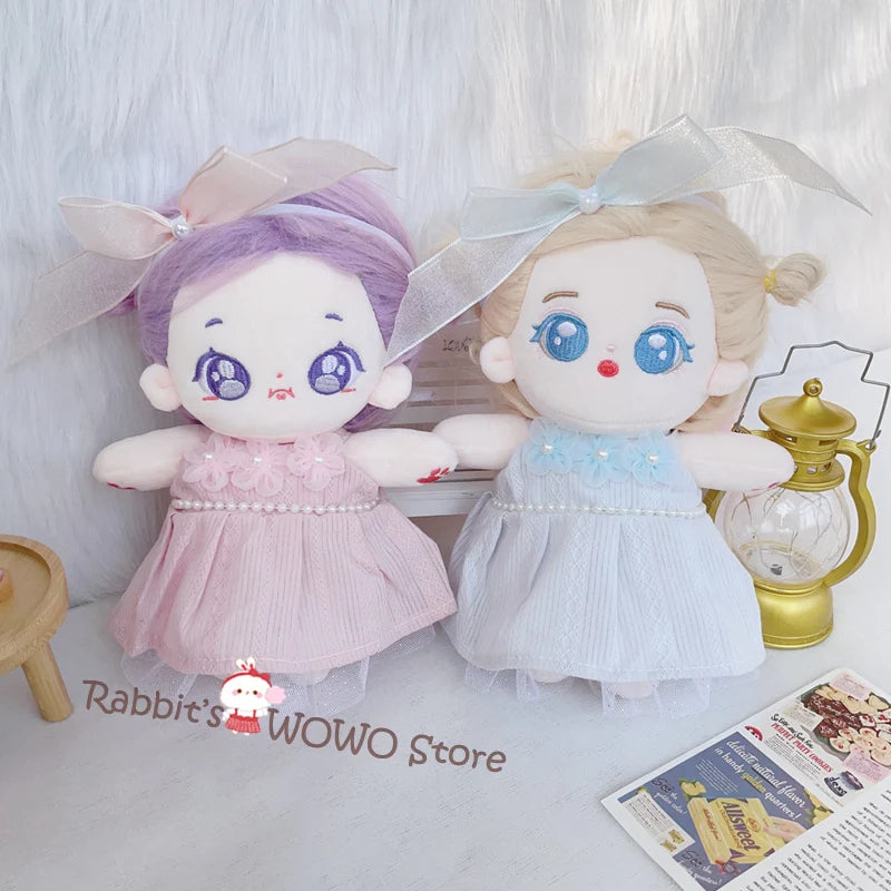 20cm IDol Doll Plush Star Dolls Cute Stuffed Dressing Figure Toys Cotton Doll Plushies Toys Fans Collection Gift Children Gifts