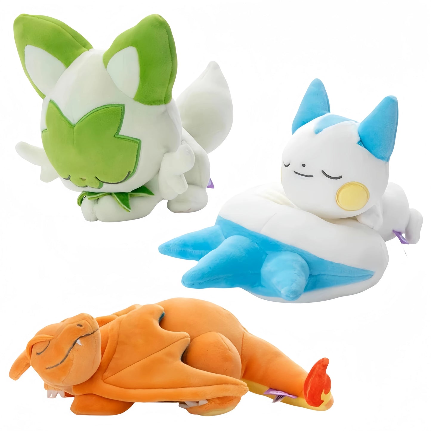 Original Sleeping Styles Gengar Plush Pokemon Plush Charizard Toy Pikachu Sprigatito Pachirisu Stuffed Doll Xmas Gift for Kids