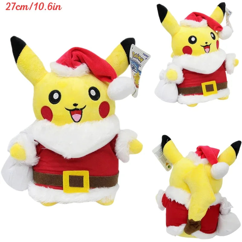 Pokemon Pikachu Cosplay Plush Toys Charizard Snorlax Garchomp Tyranitar Hydreigon Anime Eevee Lapras Morpeko Peluche Doll Gifts