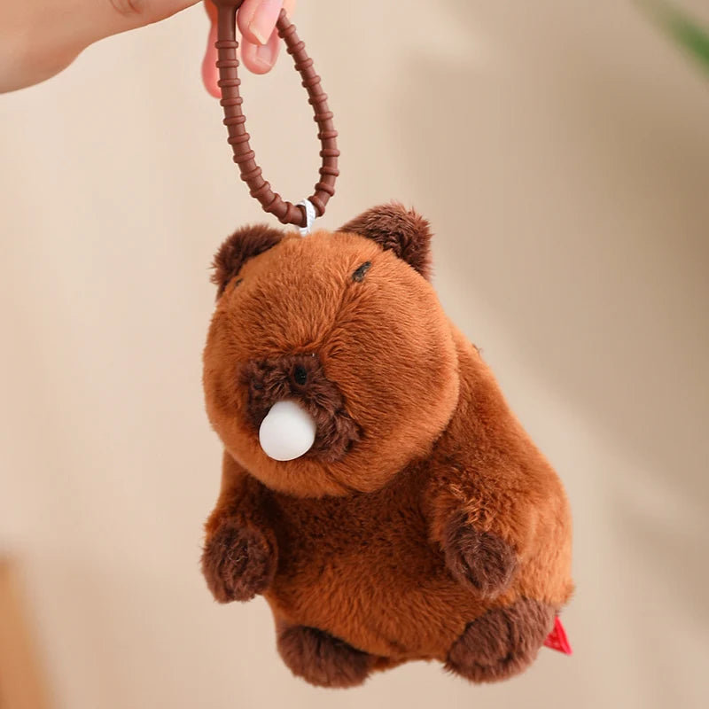 13cm Bubble Capybara Plush Doll Kawaii Capybara Stuffed Toy Simulation Stuffed Animals Kids Juguetes Birthday Gift Home Decor