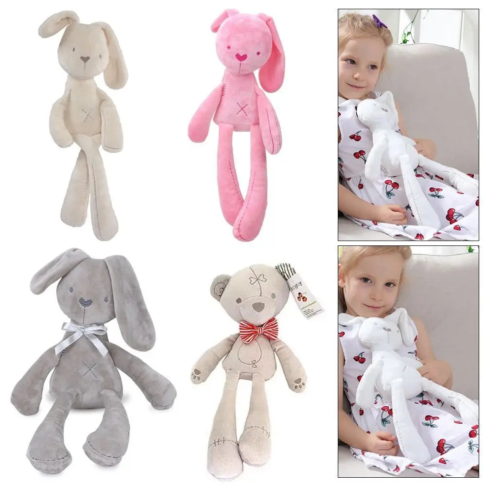 Soft Plush Baby Rabbit Doll toy Cartoon Sleeping Partners Sleep Pillow Animal Stitch Doll Toy Kids