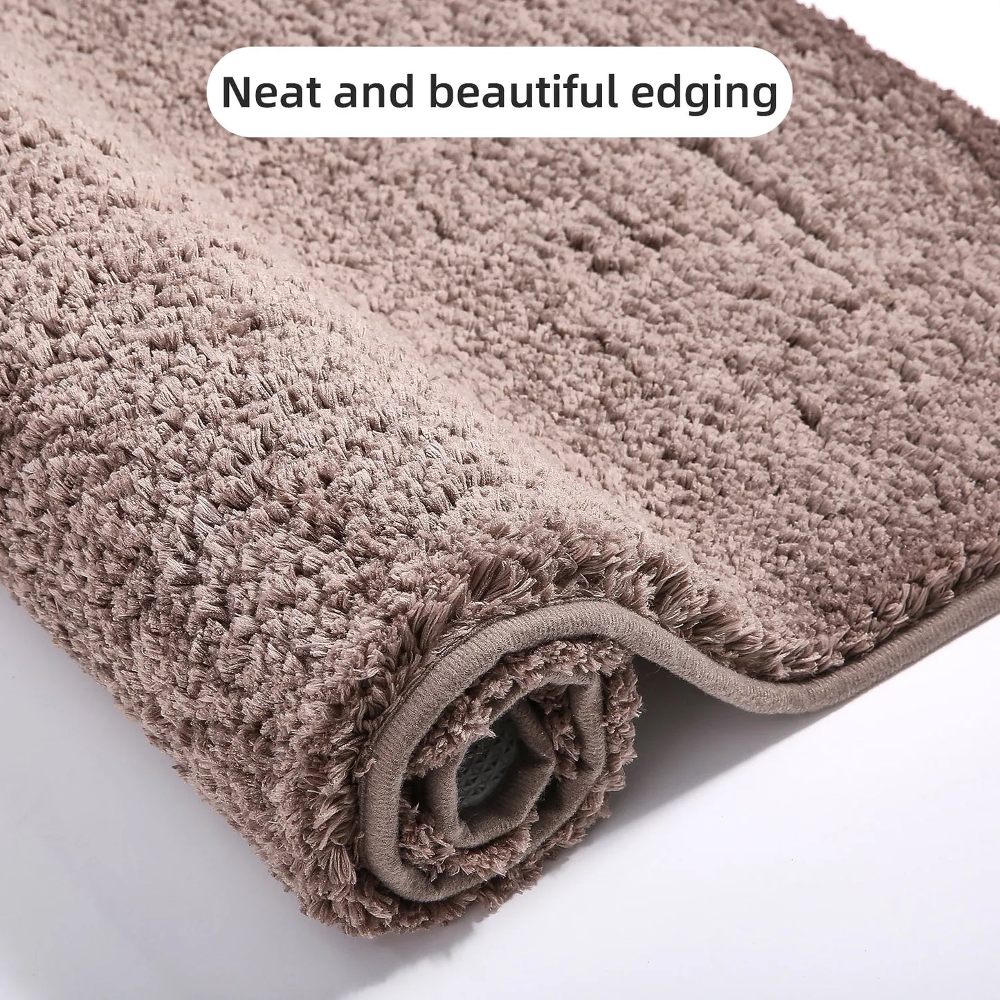 Soft Comfortable Thick Plush Floor Mat,Bathroom Floor Rug,Bedroom Carpet,Living Room Mat,Non-slip Rug,Water Absorption Anti-Slip