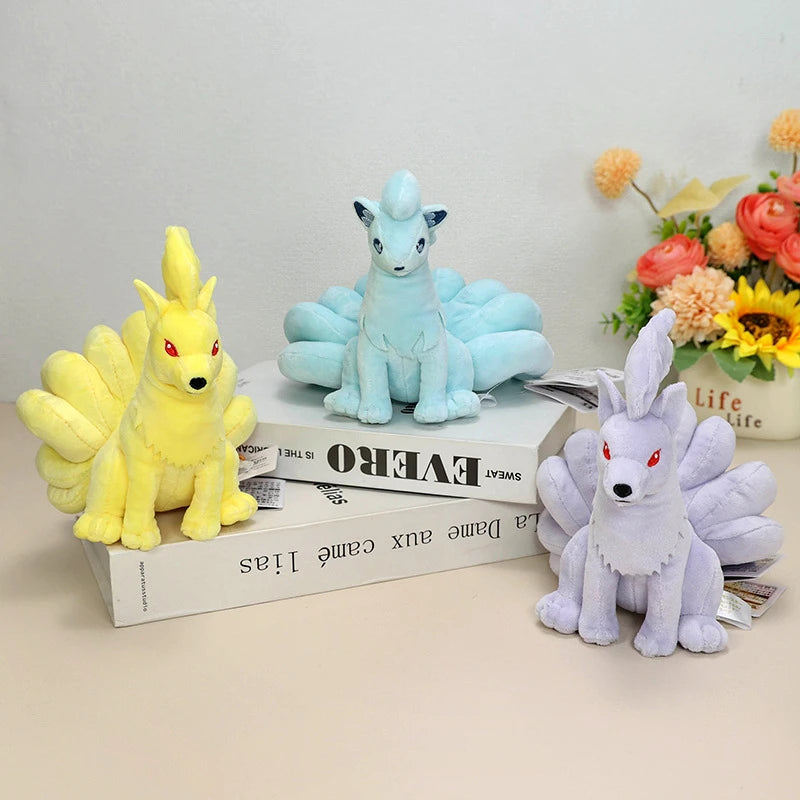 Pokemon Charizard X Y Sprigatito Gengar Vulpix Ninetales Mimikyu Soft Plush Toys Cosmog Furret Latias Latios Peluche Dolls Gifts