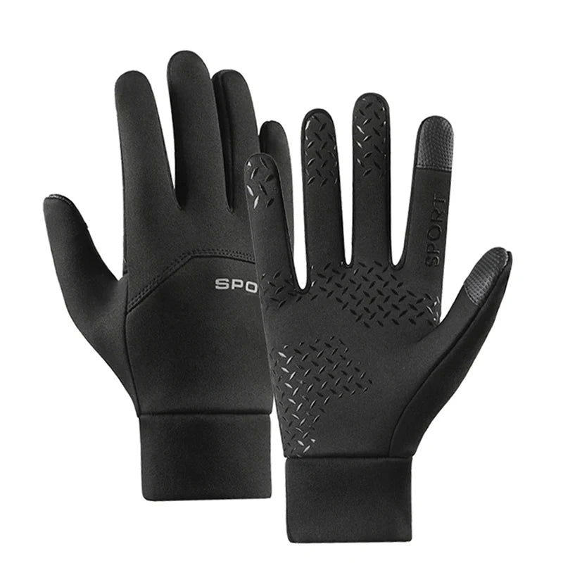 2025 High Quality Winter Men's and Women's Warm Gloves Plush Outdoor Sports Windproof and Cold proof Bicycle Gloves