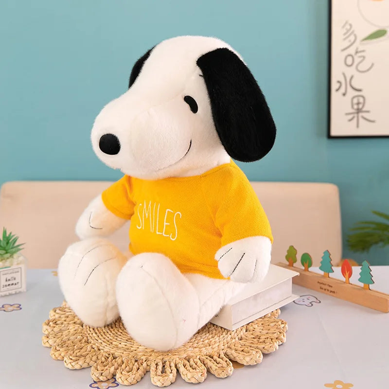 35-65cm Cartoon Cute Snoopy Plush Toy Pillow Sofa Back Plush Doll Gifts For Children