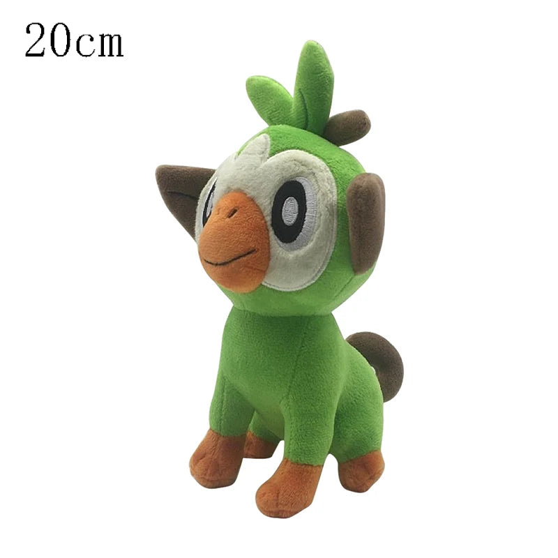 Cute Pokemon Plush Toy Pikachu Rowlet Charizard Larvitar Squirtle Slowpoke Dratini Spinda Soft Stuffed Doll Kids Christmas Gift