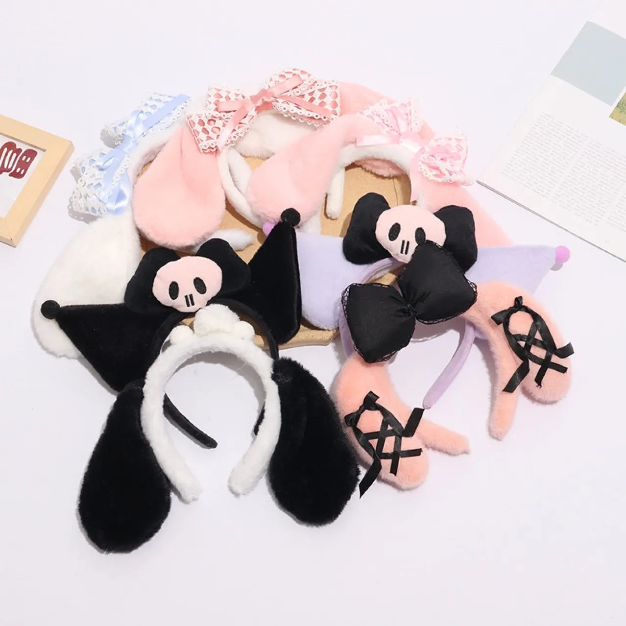 Kawaii Sanrio Headband - Kuromi My Melody Cinnamoroll Plushie Hair Accessories