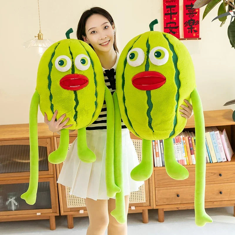 New Green Long Hand Leg  Cucumber Boyfriend Sleeping Long Pillow Plush Toy Birthday Gift Girls