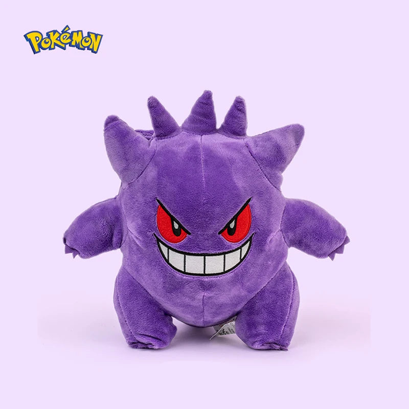 Pokemon Kawaii Gengar Stuffed Toys Cartoon&Cute Plush Dolls Throw Pillow Birthday Gift  For Kids Friends Halloween Decoration