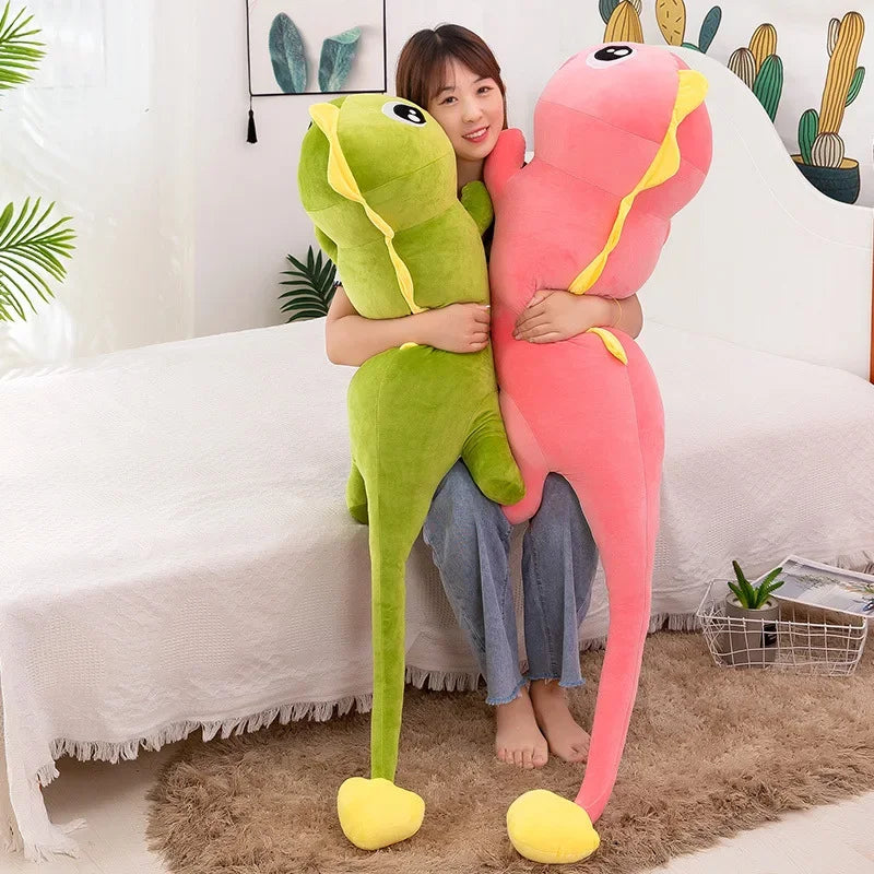 60/80/100cm Super Soft Lovely Dinosaur Plush Doll Cartoon Stuffed Animal Dino Toy for Kids Baby Hug Doll Sleep Pillow Home Decor