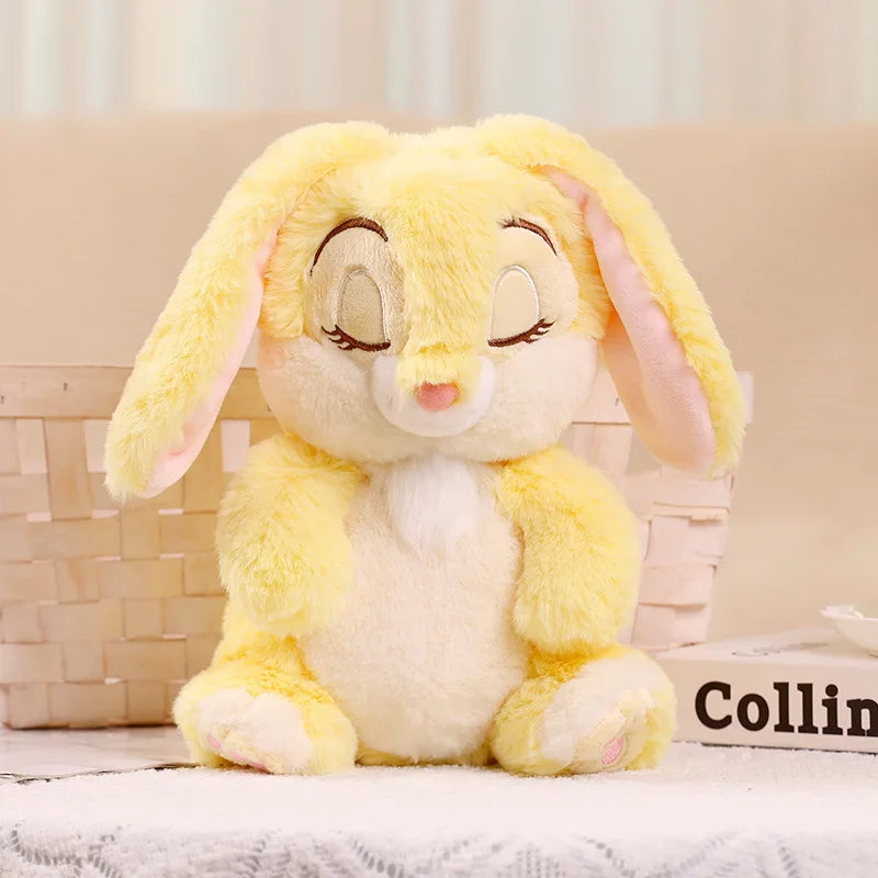 30cm Disney Thumper Rabbit Bambi Girlfriend Miss Bunny Plush Toy Gray & Yellow Kawaii Stuffed Animal Dolls Gifts For Kids Girls