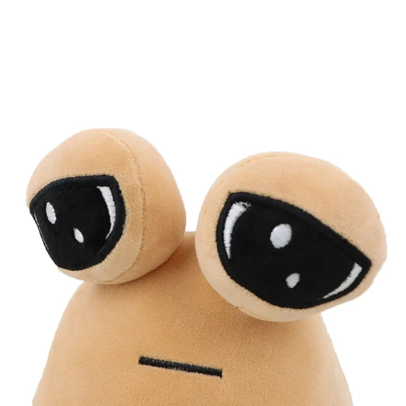 22CM Alien Pou Plush Toy, Furtiburb Emotional Alien Plush Toy, Alien Pou Plush, Big Eyed Sadness Do You Understand?