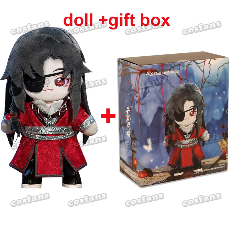 Anime Tian Guan Ci Fu Official Original Xie Lian Hua Cheng Plush Doll 20cm Standing posture Dolls MDZS Gifts Halloween Holiday