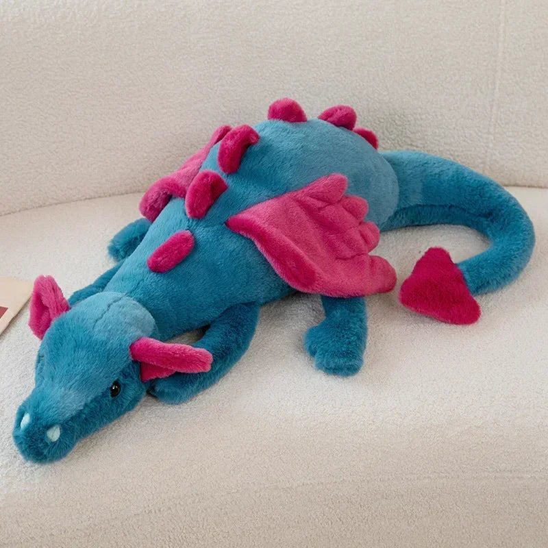 New Dragon Plush Toys Stuffed Dinosaur Flying Wings White Pink Green Blue Dragons PLushies Dolls Birthday Gift for Boy