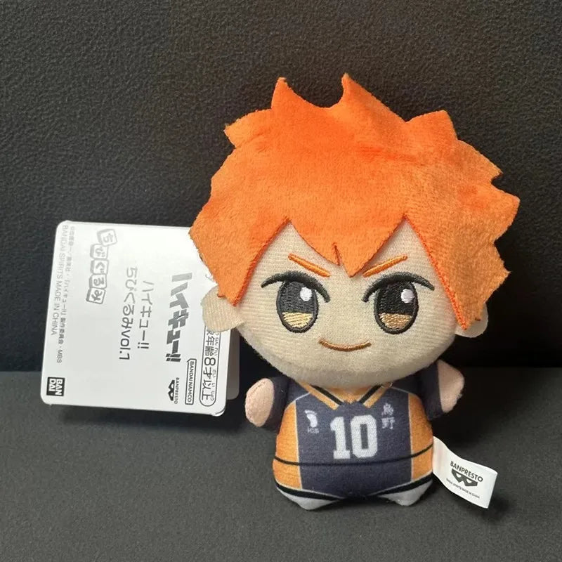 2024 New 10cm Anime Plush Toy Tobio Kageyama Shoyo Hinata Kuroo Tetsurou Mini Stuffed Toys Pendant Kids Gift