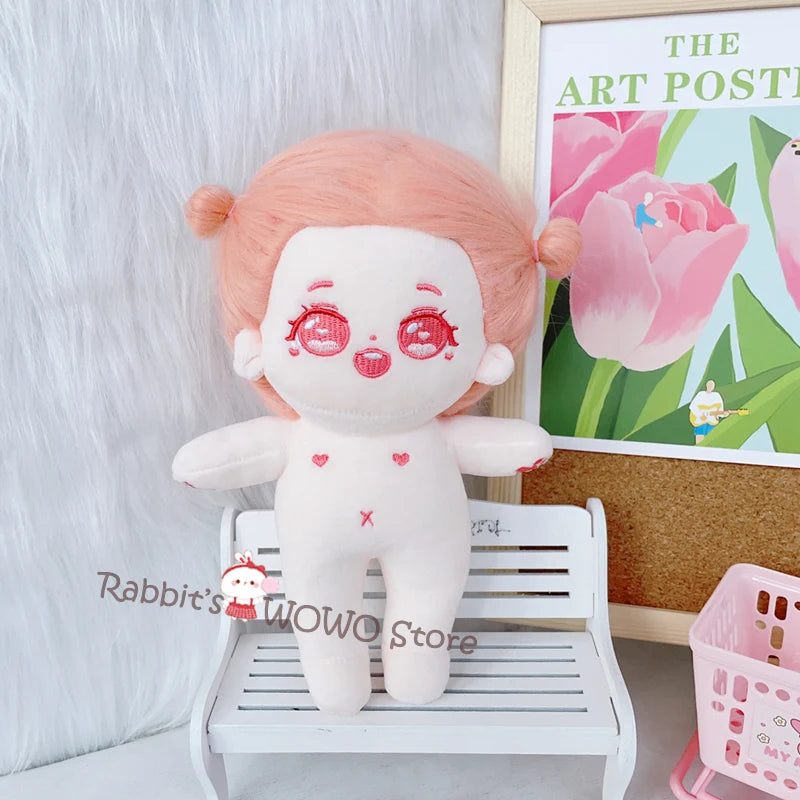 20cm IDol Doll Plush Star Dolls Cute Stuffed Dressing Figure Toys Cotton Doll Plushies Toys Fans Collection Gift Children Gifts