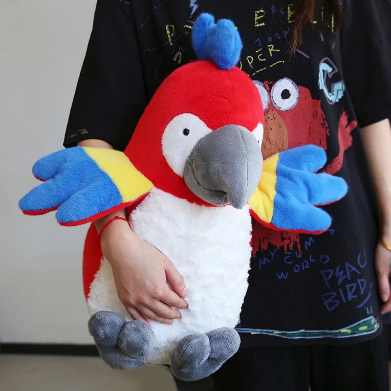 40cm Cuddly Funny Stuffed Animals Bird Dolls Cartoon Plush Owl Toys Baby Kids Playing Peluche Surprised Elegant Gift