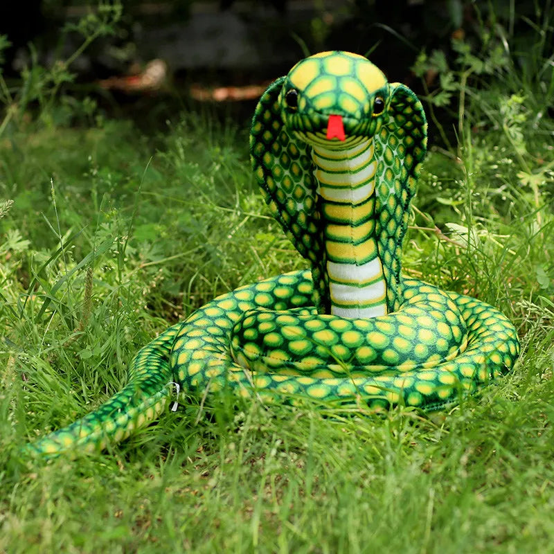 200/300CM 3D Simulation Cobra Snake Toy, Little Snake Animal Plush Toys, Children Toys, Home Decor Birthday Tricky Prank Gifts