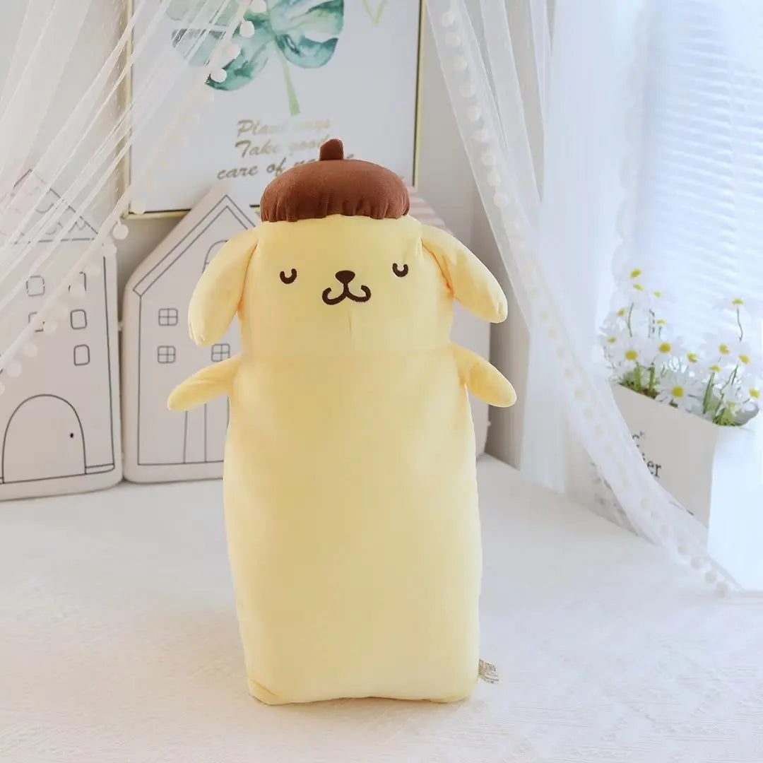 Sanrio 65cm Pom Purin Stuffed Plush Toys Dolls Soft Cushion Pillow Cartoon Kawaii Pom Purin Plush Doll Toys Room Decoration Kids