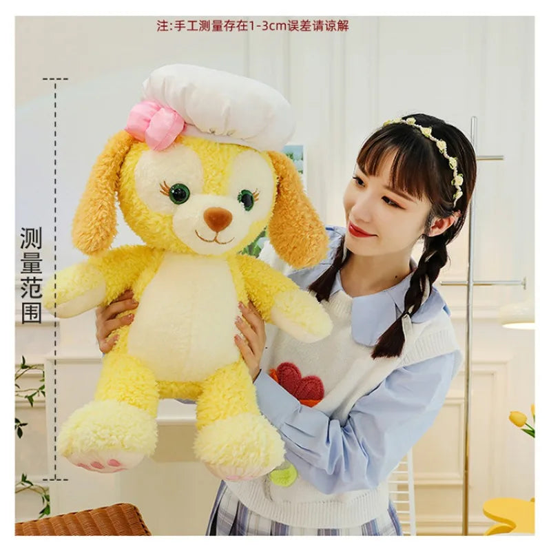 Disney 45cm Cookie Ann Plush Toy Stuffed Cartoon Anime Fluffy Dog Plushies Appease Sleeping Throw Pillow Doll For Girl Xmas Gift