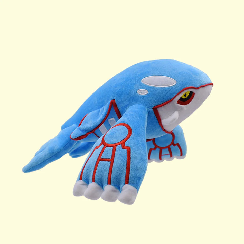 Kawaii Pokemon Kyogre Plush Toy Soft Stuffed Animals Fish Plushies Toys Cute Cartoon Anime Figure Dolls Gifts For Kids