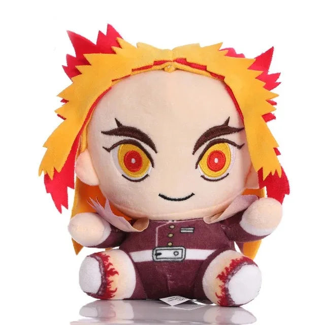 Demon Slayer Plush Stuffed Toys Tsugikuni Yoriichi Tsugikuni Michikatsu Akaza Anime Cartoon Figure Doll Children's Birthday Gift