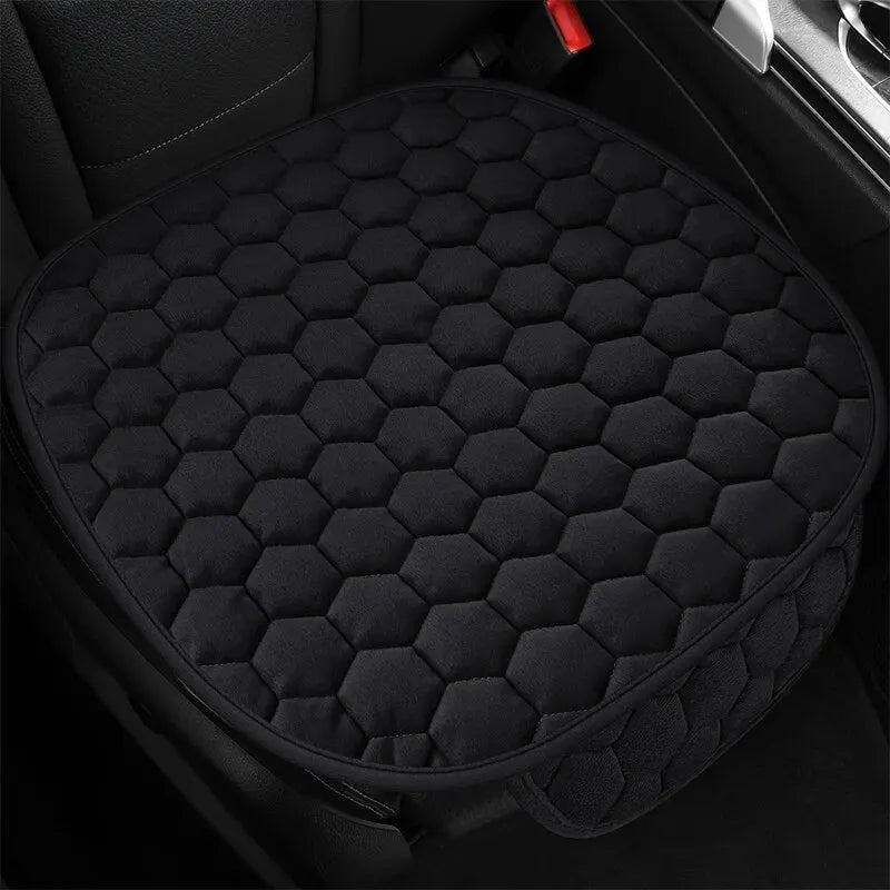 Short Velvet Autumn and Winter Car Seat Cushion Plush Single Anti-slip Square Cushion Warm and Wear-resistant