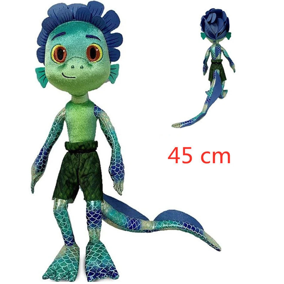 Disney Pixar Movie Luca Alberto Sea Monster Plush Toy 17-43cm Cartoon Cat Purple Girl Stuffed Toys Christmas Gifts for Children